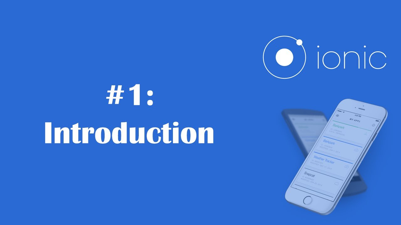 videotutorial ionic