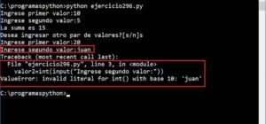 como manejar excepciones en python 1