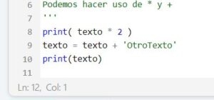 como manipular cadenas en python